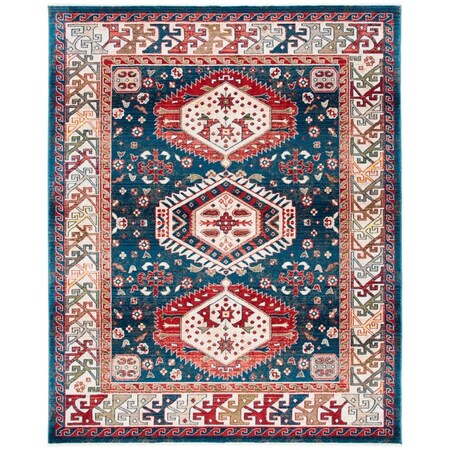 Safavieh 9 x 12 ft. Kashan Power Loomed Rectangle Area Rug Blue & Ivory KSN353M-9